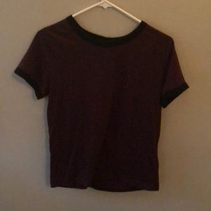 Burgundy shirt